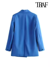 TRAF-Blazer croisé chic pour femme