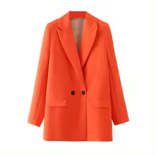 TRAF-Blazer croisé chic pour femme