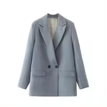 TRAF-Blazer croisé chic pour femme