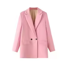 TRAF-Blazer croisé chic pour femme