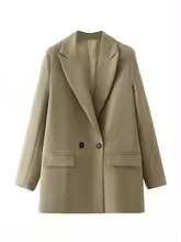 TRAF-Blazer croisé chic pour femme